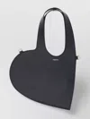 Coperni Heart Shape Top Handle Shoulder Bag In Black
