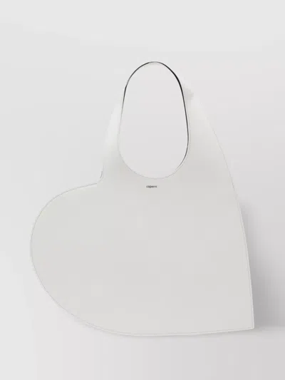 Coperni Heart Shape Tote Bag Handle In White