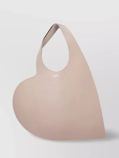COPERNI HEART SHAPE TOTE BAG WITH SINGLE HANDLE