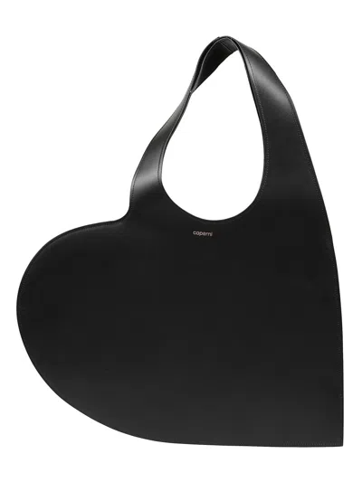 Coperni Heart-shaped Bag With Minimalist Design In Black