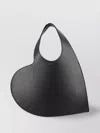 Coperni Heart-shaped Black Bag With Adjustable Shoulder Strap