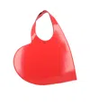 Coperni Mini Heart Leather Shoulder Bag In Red