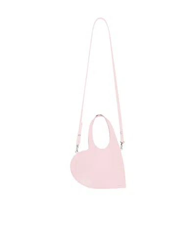 Coperni Crossbody Baby Heart Tote Bag In Pink