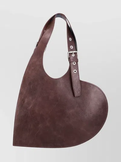 COPERNI HEART SHAPED TOTE BAG WITH ADJUSTABLE STRAP