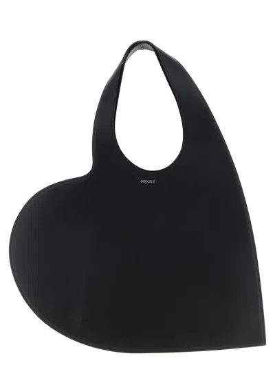 Coperni Heart Shoulder Bags Black