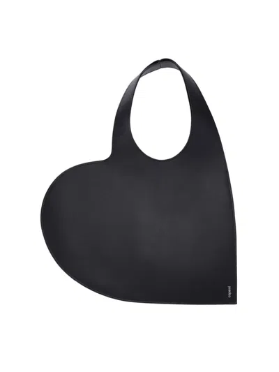 Coperni Heart Tote Bag - Black