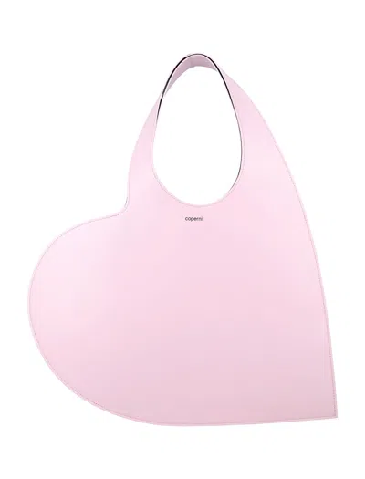 Coperni Crossbody Baby Heart Tote Bag In Pink