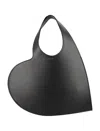 Coperni Heart-shaped Black Bag With Adjustable Shoulder Strap