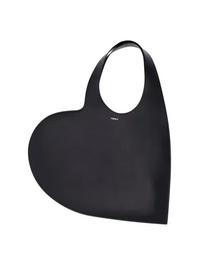 Coperni 'heart' Tote Bag In Black