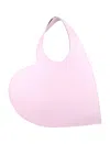 Coperni Heart-shaped Cross-body Bag Adjustable Strap In Pink