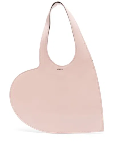 Coperni Heart Tote Bag In Pink