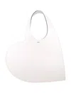 Coperni Heart Shape Tote Bag Handle In White