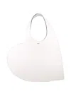 Coperni Heart Shape Tote Bag Handle In White