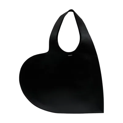 Coperni Heart-shaped Shoulder Bag In Black