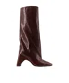 Coperni Women Bridget Leather Boots In Brown