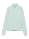 Coperni High-neck Long-sleeved Top In Blue