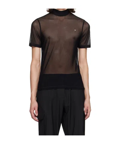Coperni High-neck Mesh Top