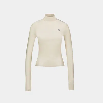 Coperni High Neck T-shirt In Neutral