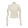 Coperni Logo-print High-neck Top In Neutral