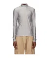 Coperni High-neck Top In Gray