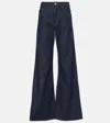 Coperni High-rise Wide-leg Jeans In Blue