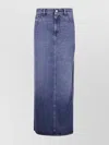 Coperni Garter Belt Denim Skirt Clothing In Blue