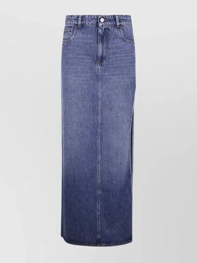 COPERNI HIGH WAIST DENIM SKIRT SIDE SLIT