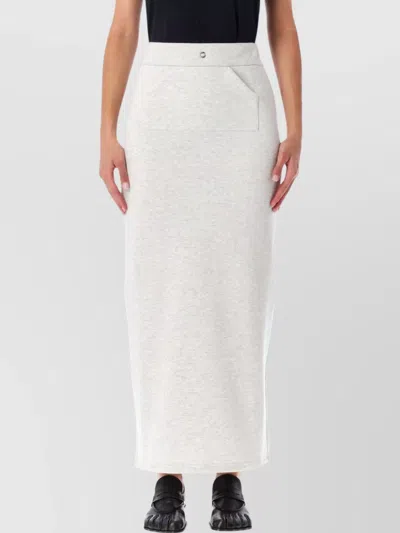Coperni High Waist Skirt Front Pocket Design In Blue