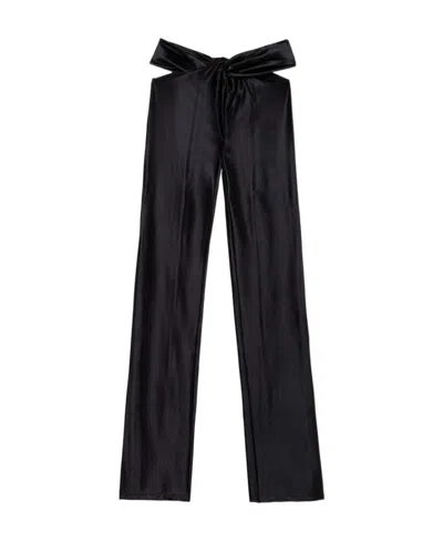 Coperni High-waisted Casual Pants In Black