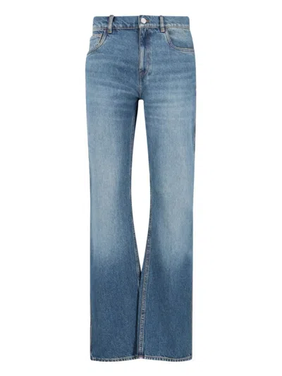 COPERNI HIGH-WAISTED LIGHT BLUE STRAIGHT-LEG JEANS