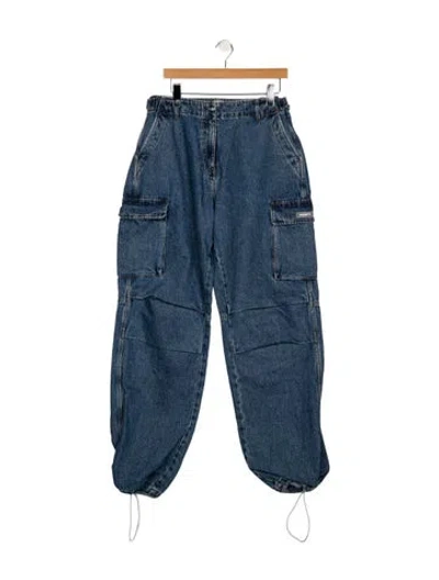 Pre-owned Coperni High-rise Skinny Leg Jeans In Blue