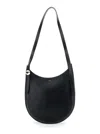 Coperni Belt Strap Leather Hobo Bag In Black