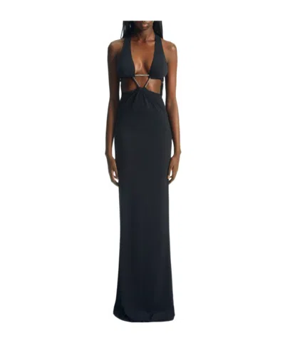 COPERNI HOLLOWED-OUT TRIANGULAR DRESS