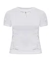 Coperni Hollow Pattern T-shirt In White