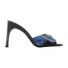 Coperni Holographic Logo Mules In Black