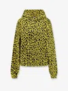 Coperni Cotton Sweatshirt With Hood And Print In Animal Print