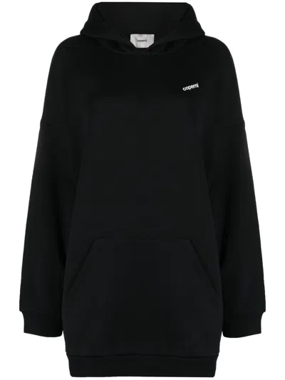 COPERNI HORN DRESS WOMAN BLACK IN COTTON