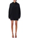 Coperni Oversize Logo-print Hoodie In Black
