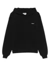 Coperni Alien Ears Hoodie In Black