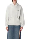 Coperni Sculpted Horn Detail Relaxed Hoodie In Animal Print