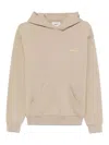 Coperni Hooded Sweater With Front Pouch Pocket In Pink