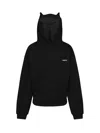 Coperni Horn Hoodie In Black