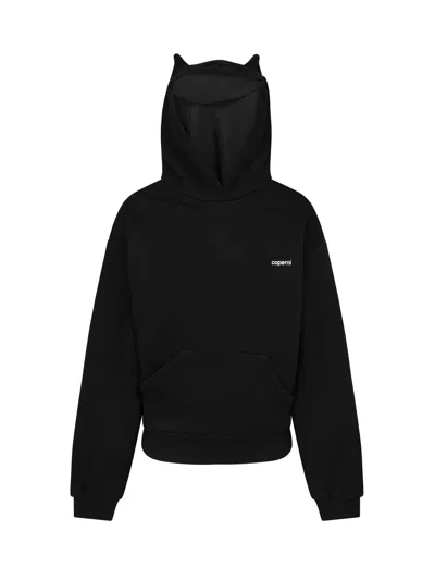 Coperni Horn Hoodie In Black