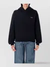 Coperni Horn Hoodie Kangaroo Pocket In Black