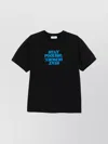 Coperni Hunger Crew Neck Graphic Print T-shirt In Black