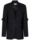 Coperni Black Hybrid Oversized Tailored Blazer