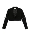 Coperni Hybrid Cropped Blazer