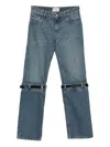 Coperni Hybrid Denim Pants In Blue