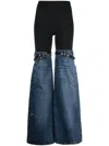 COPERNI HYBRID FLARED JEANS
