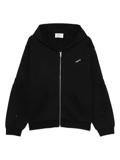 Coperni Hybrid Hoodie In Black